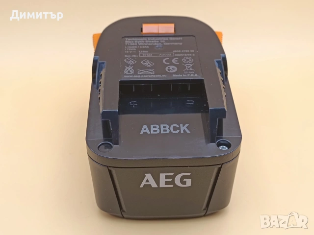 AEG 18V 4.0 Ah нова батерия, снимка 4 - Винтоверти - 53688325