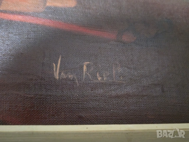 Картина Маслени бой , снимка 5 - Картини - 53933020