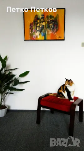 Абстрактна картина Verden, снимка 2 - Картини - 50345540