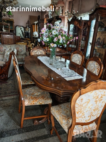Красив трапезен комплект , снимка 2 - Маси - 52883940