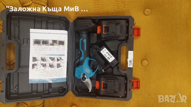 Акумулаторна лозарска ножица, снимка 3 - Градинска техника - 52794173