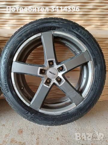 джанти с гуми autec 17 цола , снимка 2 - Гуми и джанти - 53877786