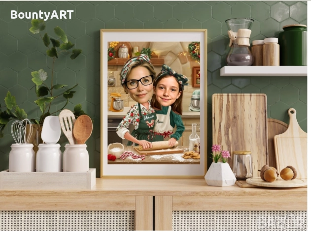 Коледни карикатури с предварителна заявка! Промо цена!, снимка 8 - Коледни подаръци - 52044507