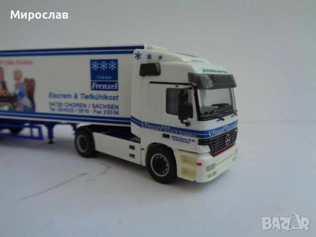  HERPA H0 1/87 MERCEDES BENZ ACTROS КАМИОН МОДЕЛ ТИР, снимка 6 - Колекции - 46567176