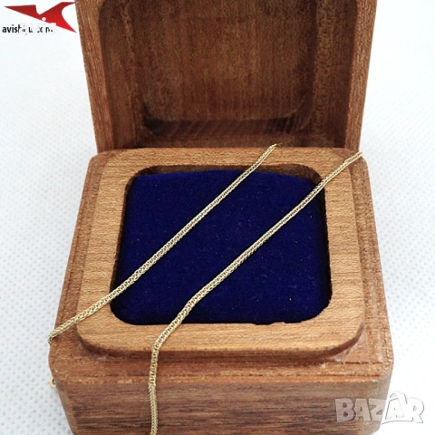 Синджир с 14К златно покритие 254584, снимка 3 - Колиета, медальони, синджири - 53301124