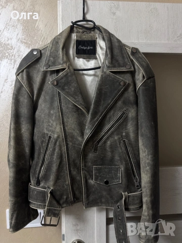 телешка кожа яке