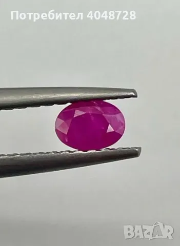 Естествен инвестиционен сапфир 0.56ct.-Мианмар, снимка 1 - Други - 48985173