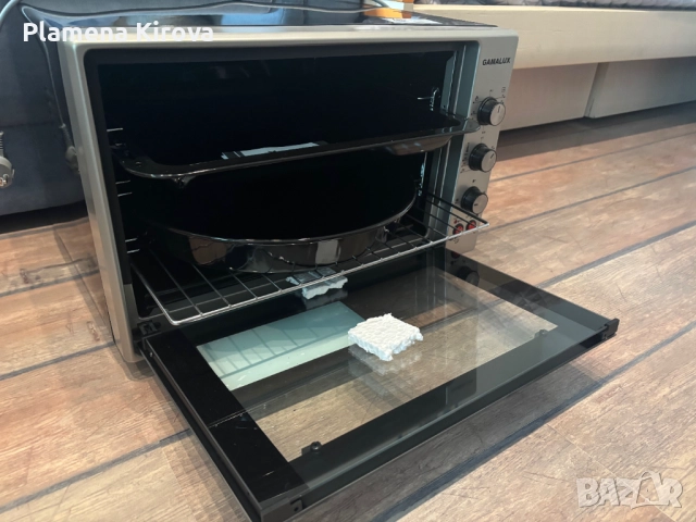 Ел. фурна GAMALUX (60 литра) НОВА, снимка 3 - Печки, фурни - 52840607