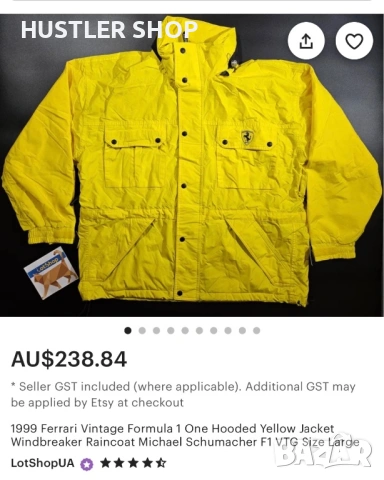 Мъжко яке FERRARI. Размер М/L, снимка 8 - Якета - 53302007