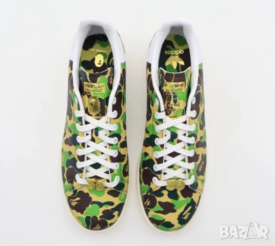 adidas stan smith x BAPE, снимка 3 - Маратонки - 53080083