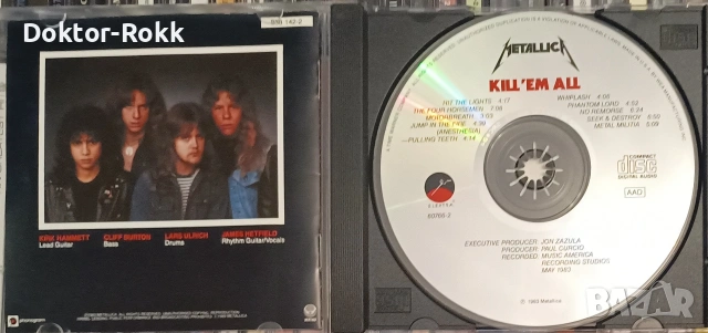 Metallica 1983 + 1986 CD - аудио дискове , снимка 2 - CD дискове - 53874657
