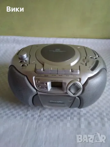 CD player,радио,касетофон Pacific PP102-Промоция до 16.12, снимка 6 - Радиокасетофони, транзистори - 48208014