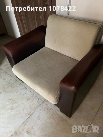 Продавам сгъваем разтегателен фотьойл., снимка 4 - Дивани и мека мебел - 52579073