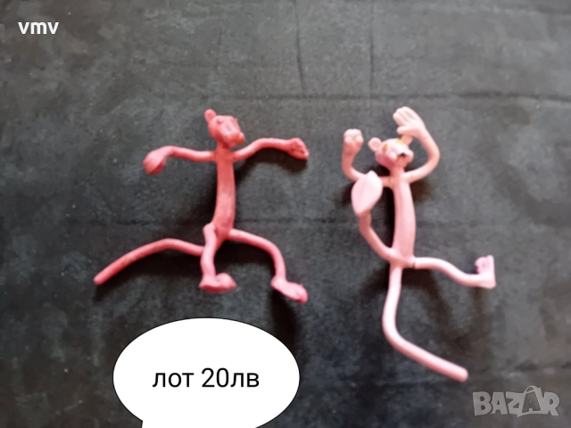 Стари гумени играчки Пинко розовата пантера 