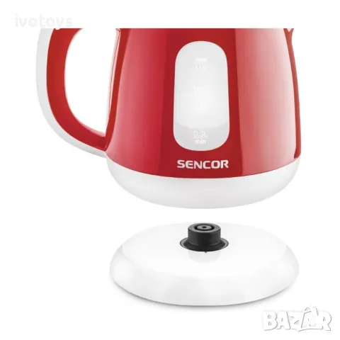 Електрическа кана SENCOR SWK 1014RD, 1L, 900 - 1100W, Червен, снимка 2 - Кани - 47007800