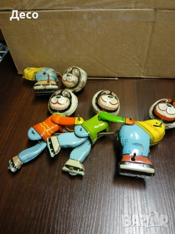 Стара унгарска играчка мечки фигуристи., снимка 2 - Колекции - 53340857
