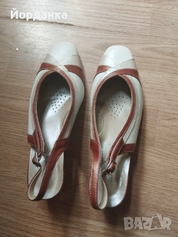 Стилни пролетни/есенни дамски обувки на къс стабилен ток, снимка 5 - Дамски обувки на ток - 54215609