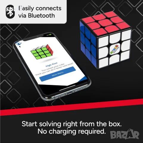 Оригинален смарт куб на Рубик 3x3x3 Rubik's Cube ConnectedX, снимка 9 - Игри и пъзели - 44996887