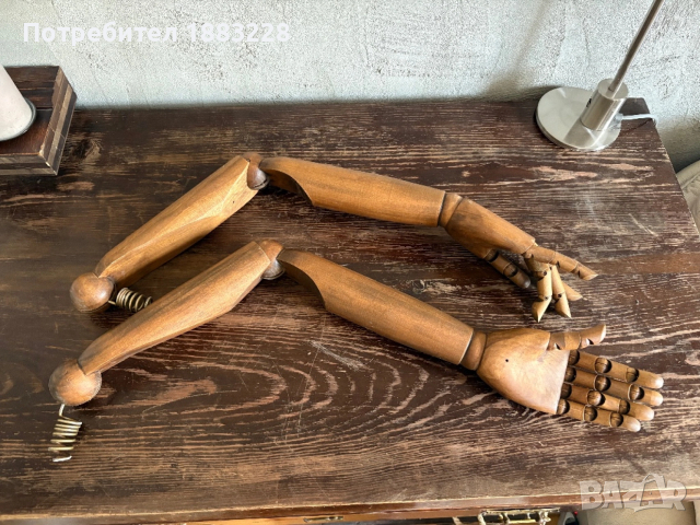 Дървени ръце за манекен гъвкаеи, снимка 2 - Манекени - 54265402