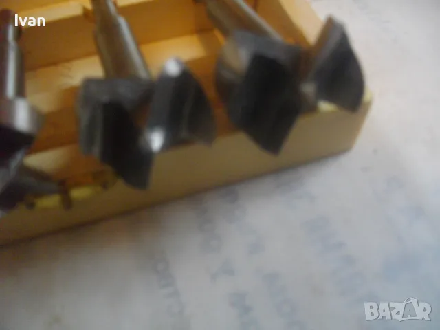 Ф15-Ф35мм НОВ НЕМСКИ КОМПЛЕКТ ГОЛЕМИ ФРЕЗЕРИ ЗА ОБЕРФРЕЗА 5 БРОЯ В ДЪРВЕНА КУТИЯ, снимка 15 - Други инструменти - 49775157