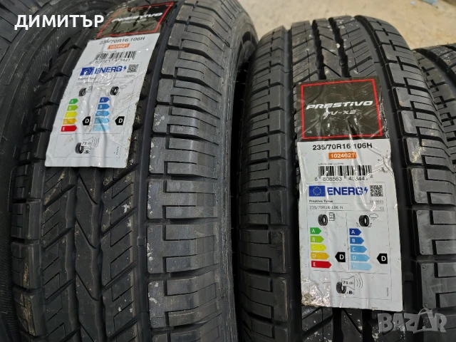 4бр.НОВИ ВСЕСИЗОННИ гуми PRESTIVO 235 70 16 DOT19 цена за брой, снимка 2 - Гуми и джанти - 51239549