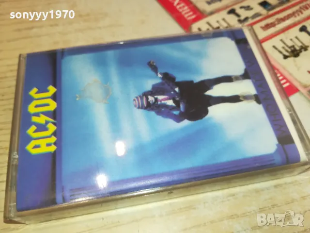 AC/DC WHO MADE WHO-TAPE 1604251834, снимка 3 - Аудио касети - 49922192