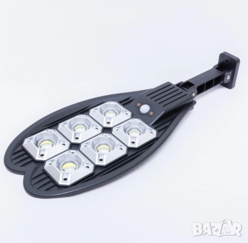 Соларна лампа със сензор за движение и 150 COB диоди H LED75, снимка 4 - Соларни лампи - 51514031