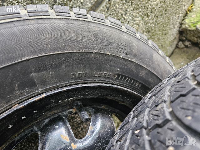 Зимни гуми Lassa Snoways2 с джанти 13 цола 155/80 R13  4х100, снимка 4 - Гуми и джанти - 45946513