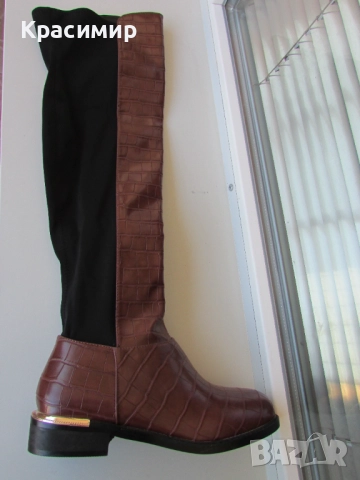 Дамски високи ботуши Wallis, снимка 2 - Дамски ботуши - 51736409