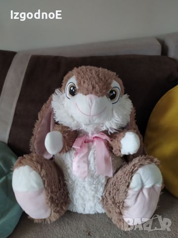Великденския заек, плюшен заек , снимка 1 - Плюшени играчки - 46449936
