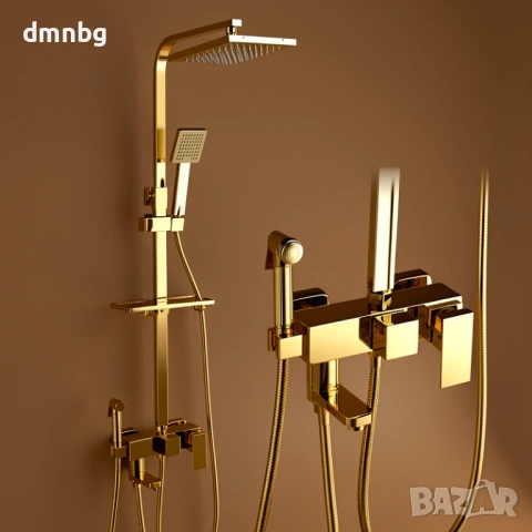 Душ система със смесител в златно 811-C