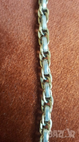 Златен синджир ланец колие, снимка 2 - Колиета, медальони, синджири - 52269283