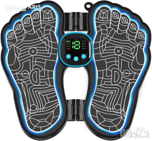 LOFFU Електронен масажор за крака: EMS Мат, 8 режима, 19 интензитета, снимка 1