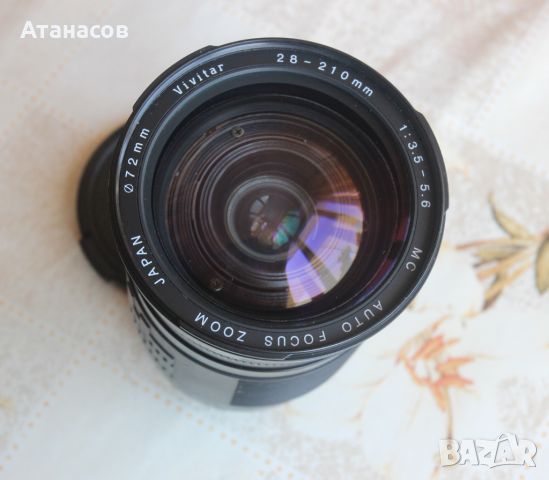 За Канон EOS Vivitar 28-210mm f/3.5-5.6 AF Telephoto Zoom , снимка 9 - Обективи и филтри - 46182920