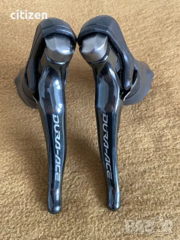 Shimano Dura-Ace ST-9001 11-Speed Cabon Rim Brake Shifters Pair, снимка 2 - Части за велосипеди - 50324627