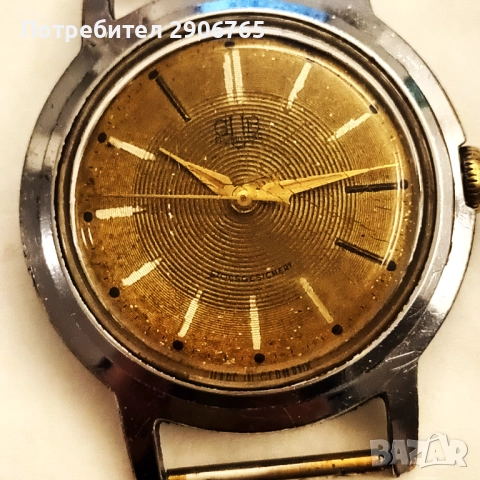  GUB glashutte 60.1 Германия работещ, снимка 4 - Антикварни и старинни предмети - 52231409