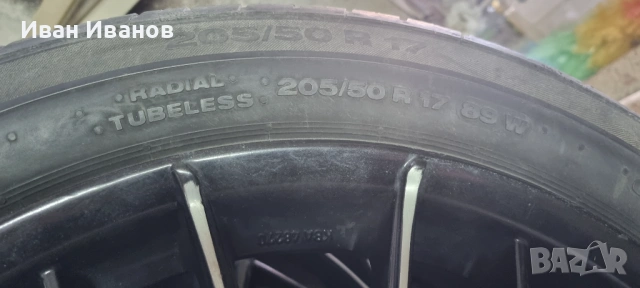 Летни гуми 205/50/17, снимка 6 - Гуми и джанти - 53845801