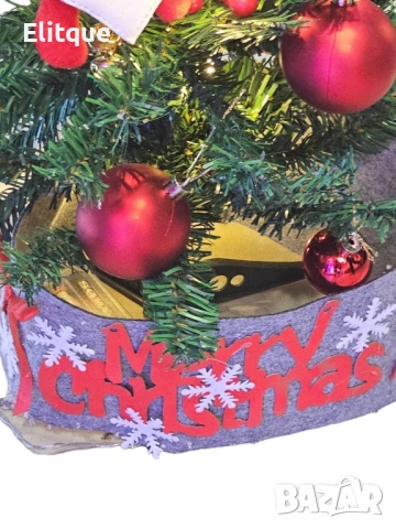 Готово украсено изкуствено коледно дръвче за декорация, 60 см , снимка 8 - Други стоки за дома - 52903861