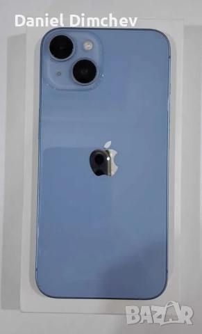 IPhone 14 Blue - 128GB, 6GB RAM (100% - Battery Health), снимка 4 - Apple iPhone - 53324458