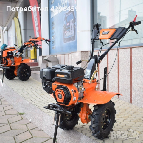 Мотофреза / Мотоблок PREMIUM G900N, 7 к.с. с чугунен редуктор и силоотводен вал