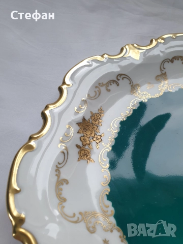 Порцеланова чиния Райхенбах, снимка 3 - Антикварни и старинни предмети - 52451543