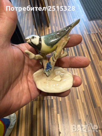 порцеланова фигура птичка Royal Dux