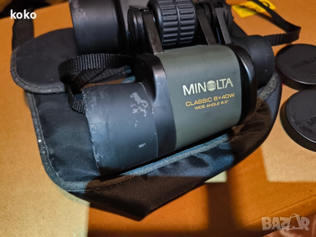 Бинокъл Minolta 8x40 Минолта, снимка 2 - Екипировка - 51627958