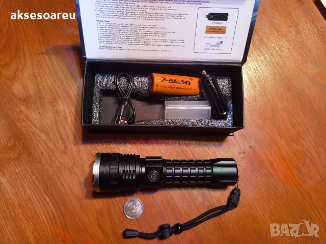 Регулируем Високопроизводителен Нов P90 Super Light акумулаторен фенер прожектор осветление риболов, снимка 12 - Оборудване и аксесоари за оръжия - 50265895