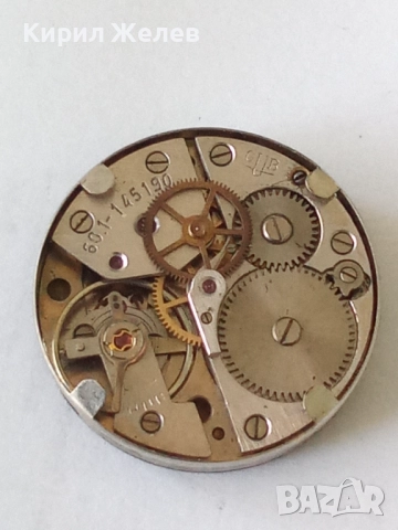Механизъм с циферблат от стар ръчен часовник 40907, снимка 3 - Мъжки - 52253858