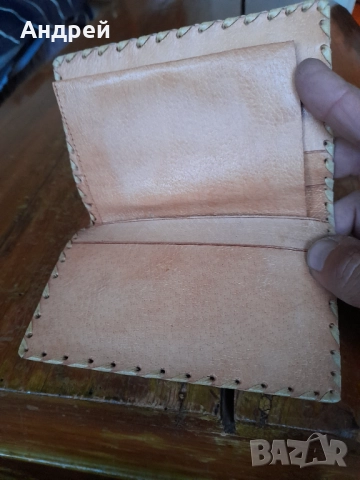 Стар кожен портфейл Птицекомбинат Костинброд, снимка 7 - Други ценни предмети - 52258302