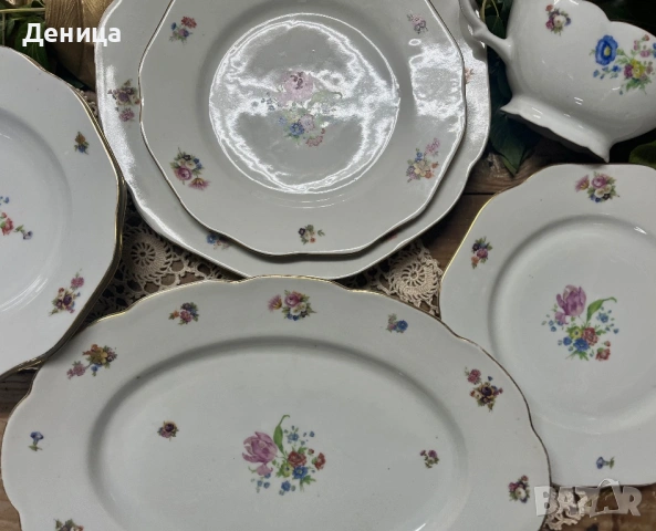 Видински комплект с Котва и буква М в триъгълник, снимка 2 - Сервизи - 53346131