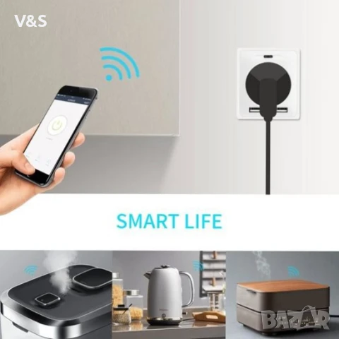 Разклонител Wifi,2 usb порта 10А max 2300w, снимка 7 - USB кабели - 50484790