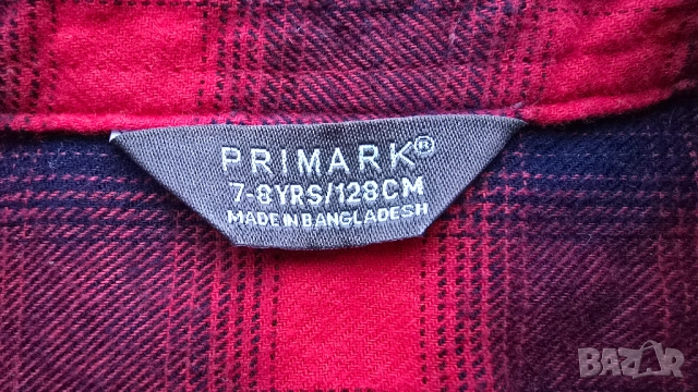 Детска карирана риза 7-8 години, снимка 2 - Детски ризи - 52428768