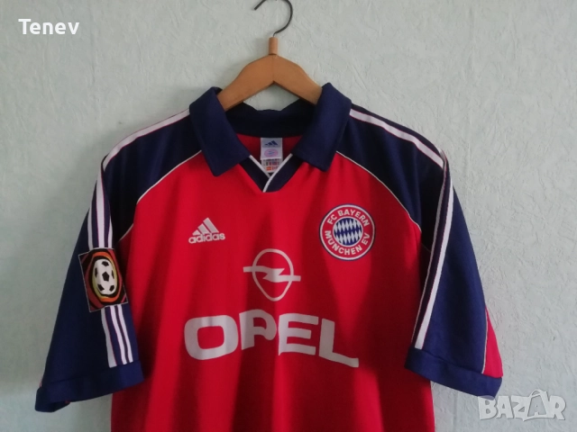 Bayern Munich Salihamidzic Match Worn Adidas мачова оригинална тениска фланелка Байерн Мюнхен , снимка 4 - Тениски - 52910581